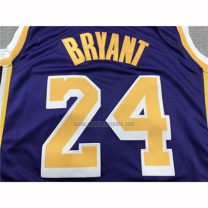 Camiseta Los Angeles Lakers Kobe Bryant NO 24 Statement 2018 Violeta